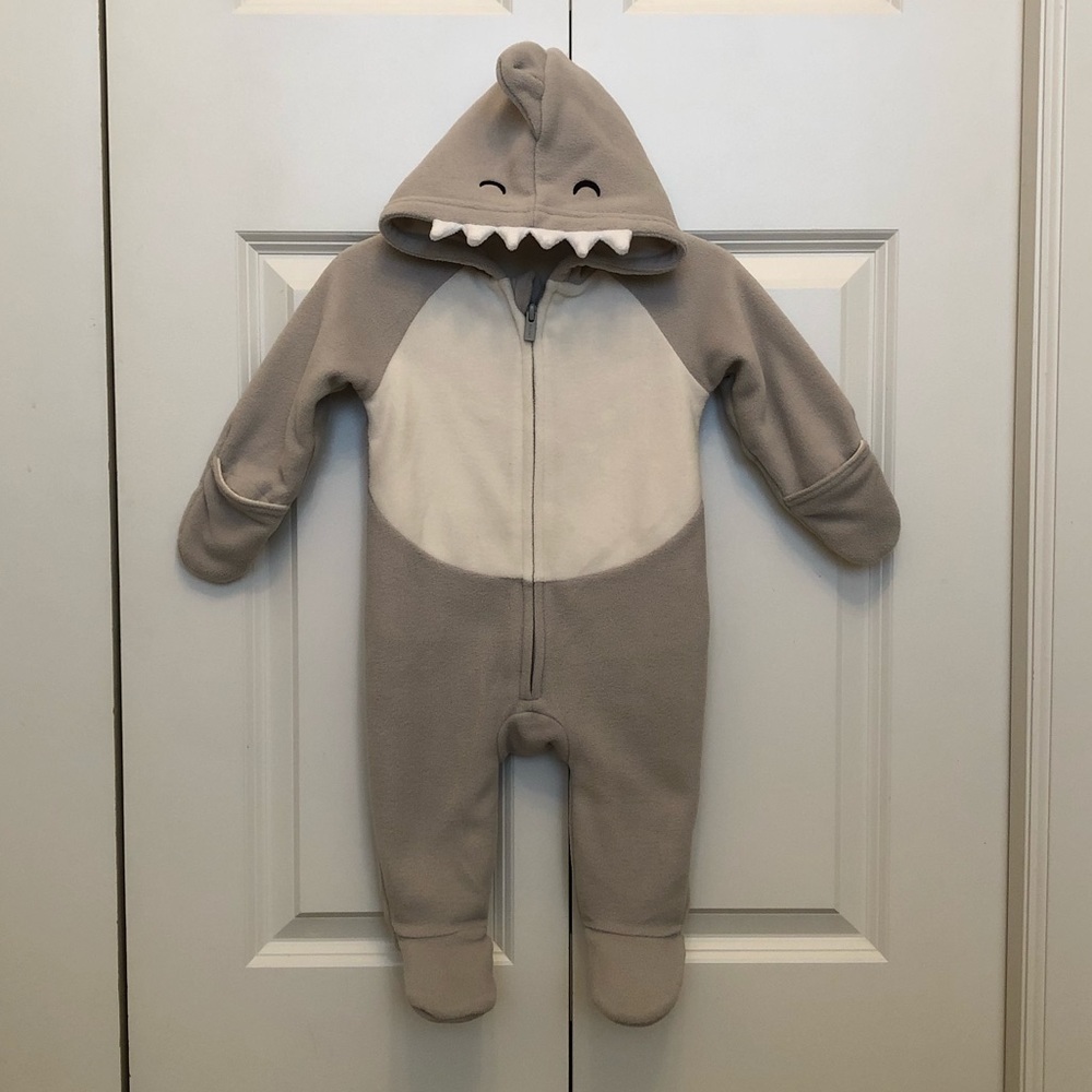Fleece Shark Onsie - Picture 1 of 3